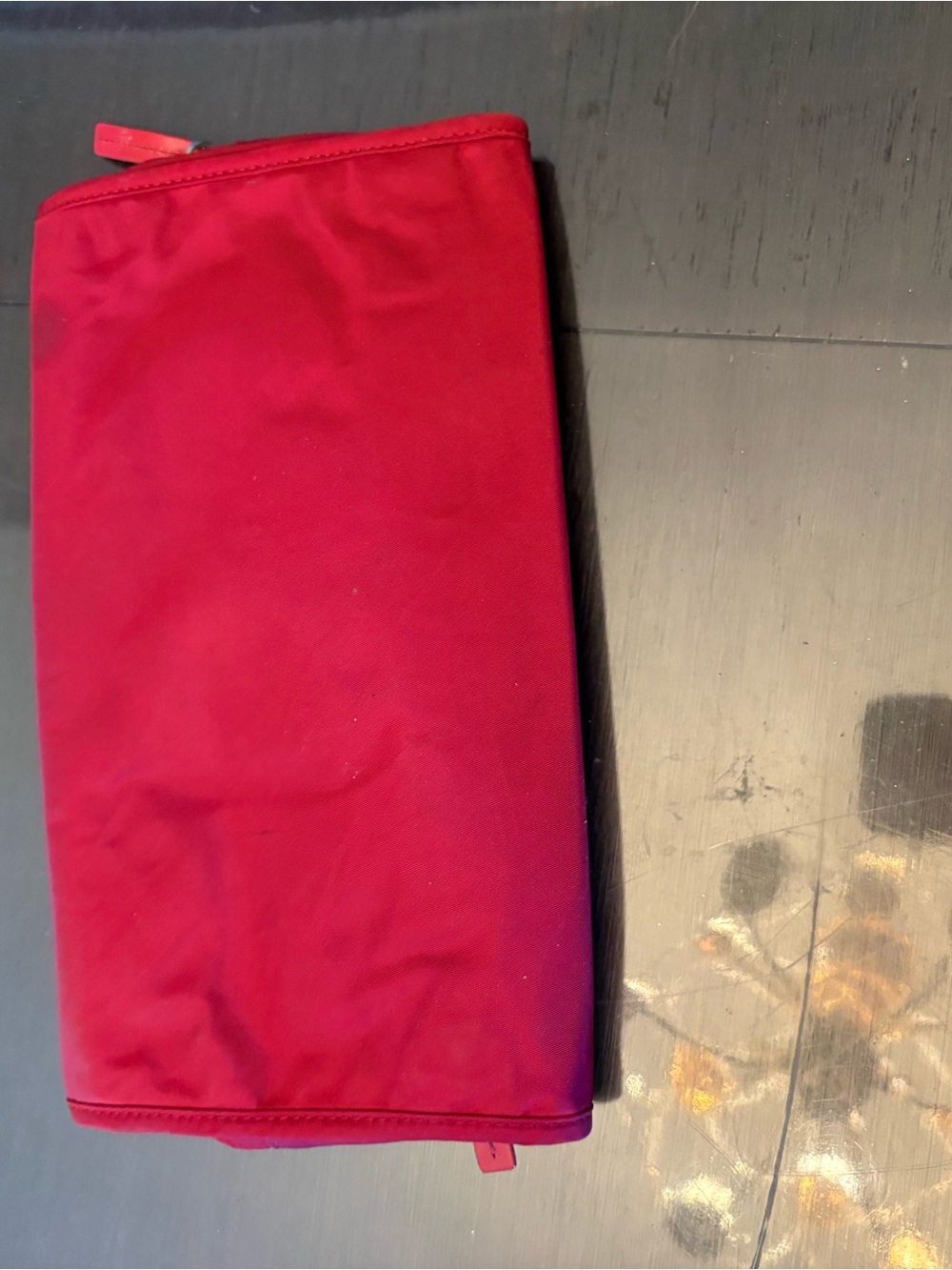 TUMI Red Travel Organizer Pouch - Picture 10 of 11